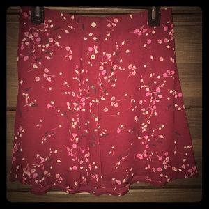 Express flower pattern skirt!